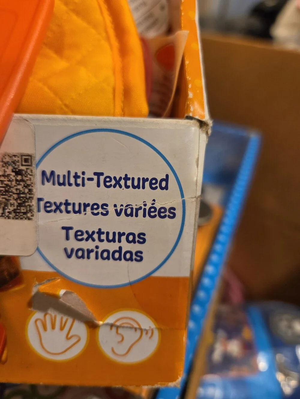 Melissa & Doug Quilted Yellow Soft Taco Plush Fill and spill
